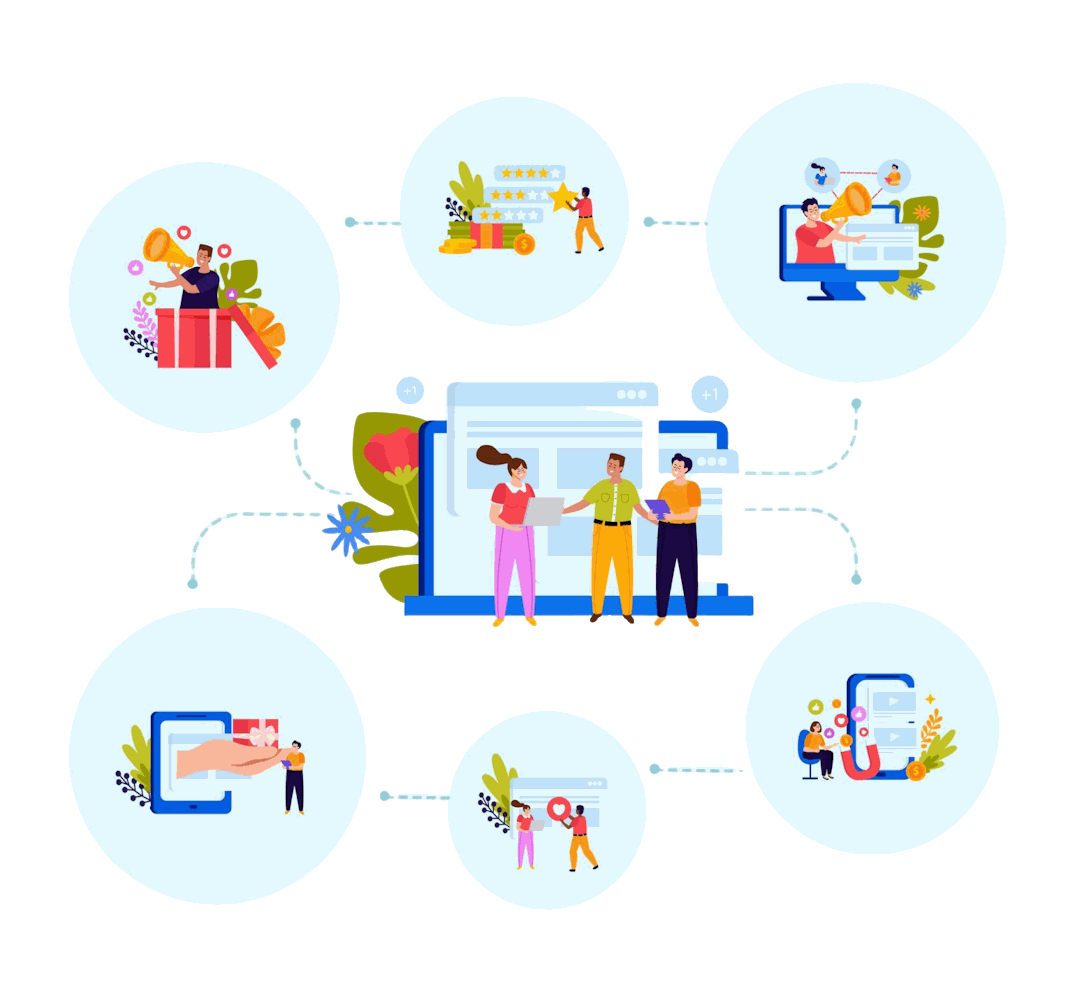 Web development team discussion at MI Tech Solutions, Pune
